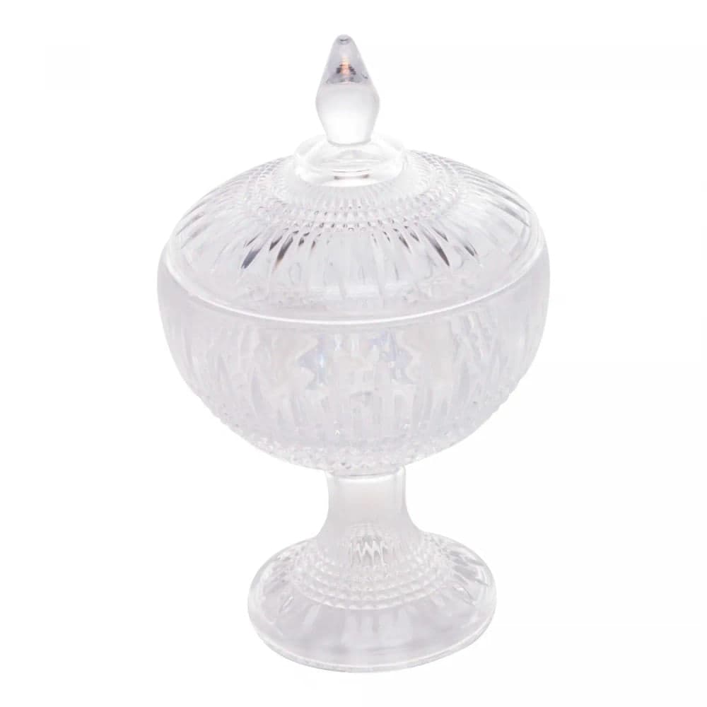 Bomboniere de Cristal com Pé Queen 14cm - Wolff