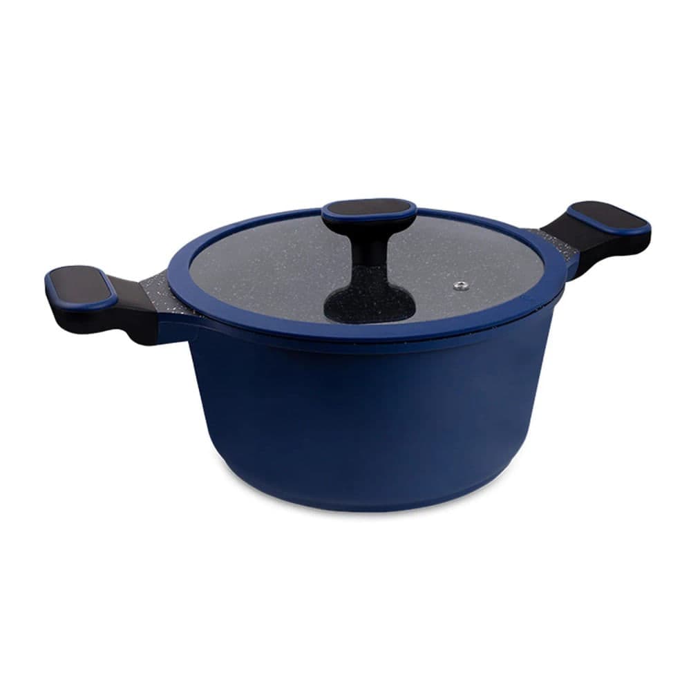 Caçarola com Tampa Antiaderente Cerâmico Marine 28cm Azul - Hercules