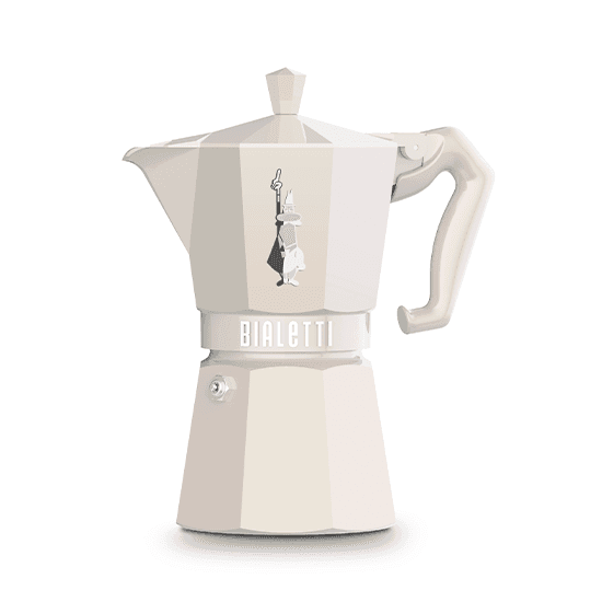 Cafeteira Moka Express Exclusive Areia Bialetti 6 Xícaras