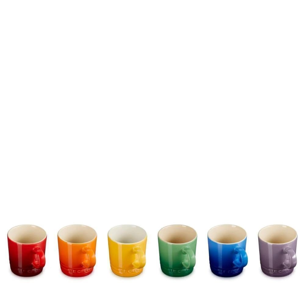 Caneca de Cerâmica Expresso Le Creuset Rainbow Violet 100ml 6pçs