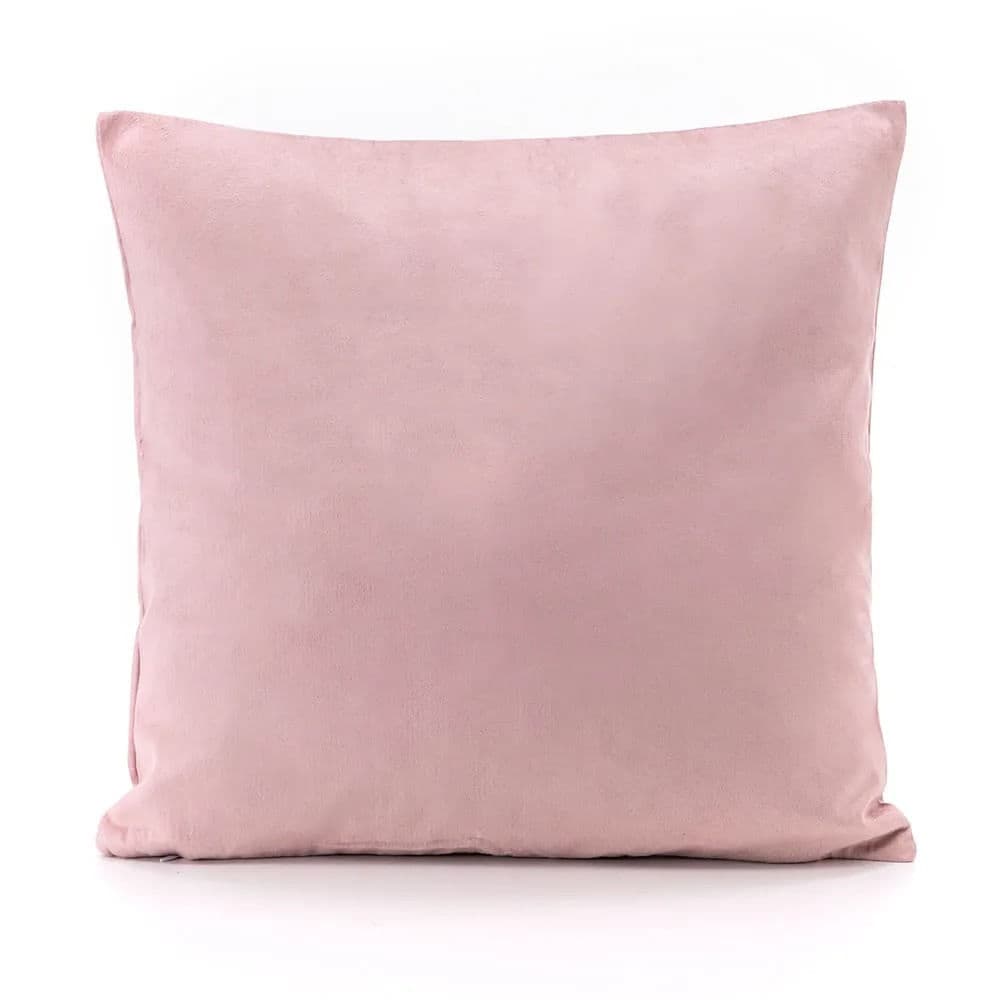 Capa para Almofada Camurça 45x45cm Rosa - Branyl