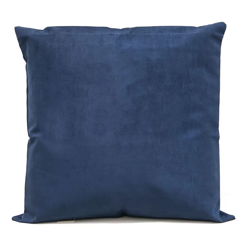 Capa para Almofada Suede Liso Marinho - Shelter