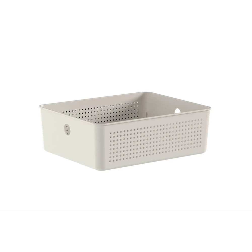Cesto Organizador Flow 5,4 Litros Bege - Ou