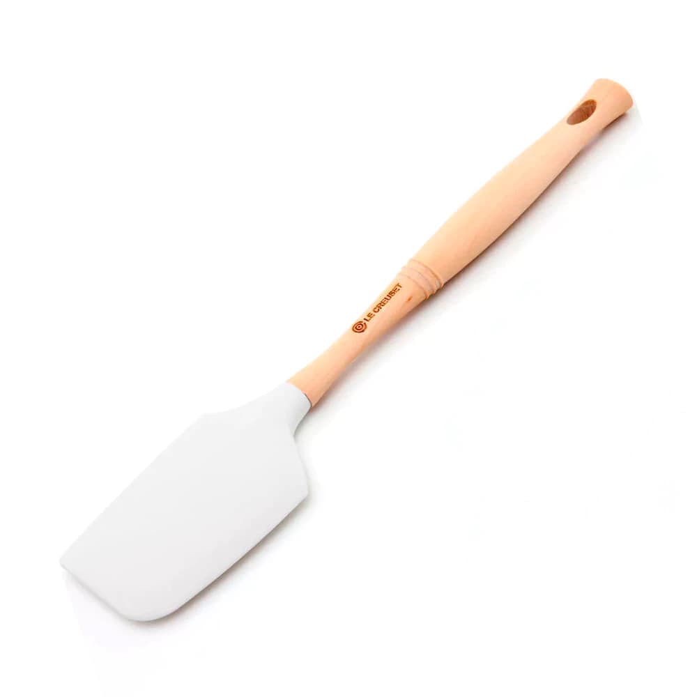 Espátula Curva de Silicone Le Creuset Branca 33CM
