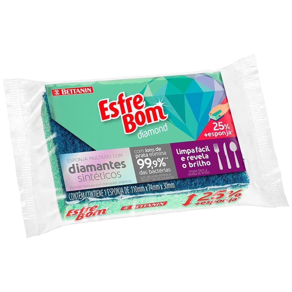 Esponja Multiuso Diamond - Esfrebom