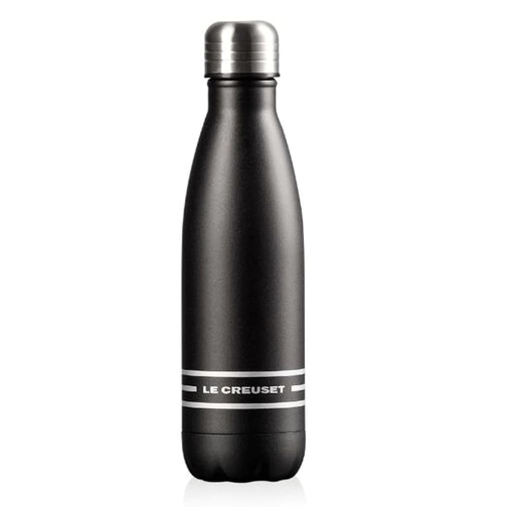 Garrafa de Hidratação de Aço Inox Le Creuset Black Matte 500ML
