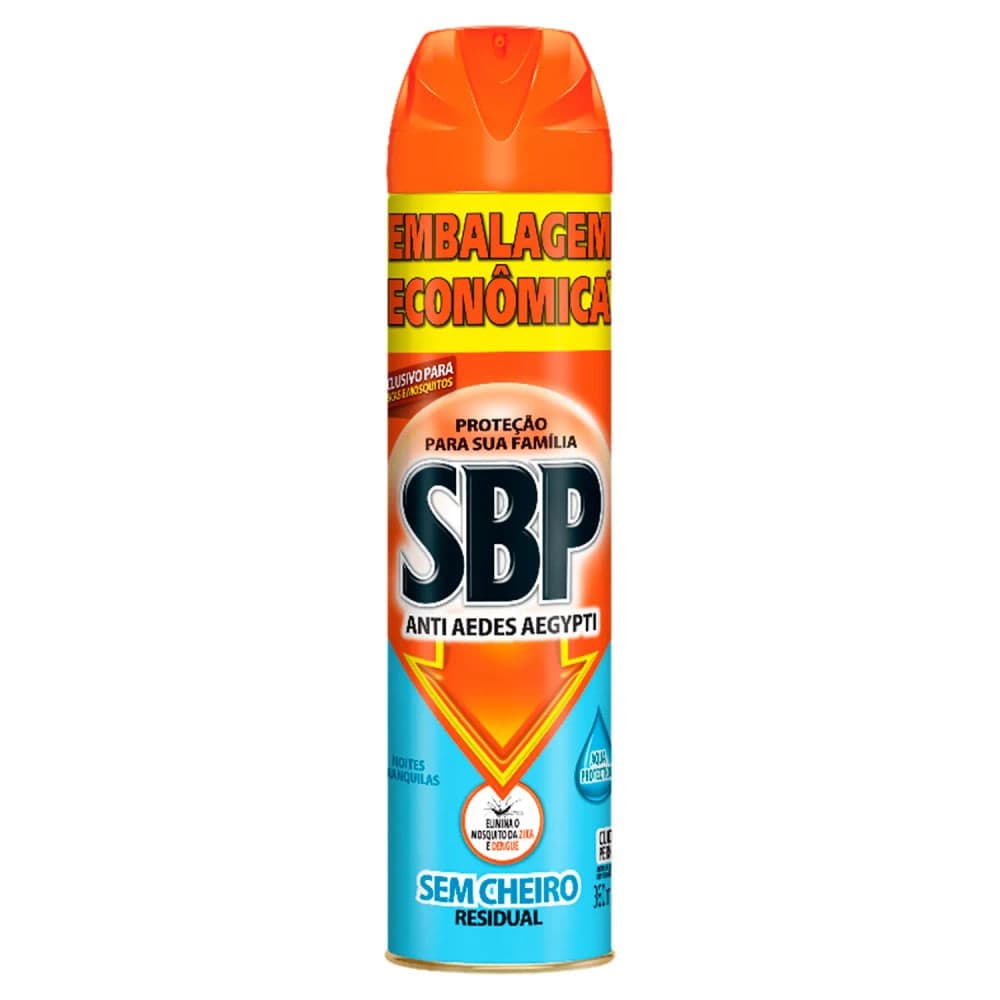 Inseticida Aerossol sem Cheiro 360mL - Sbp