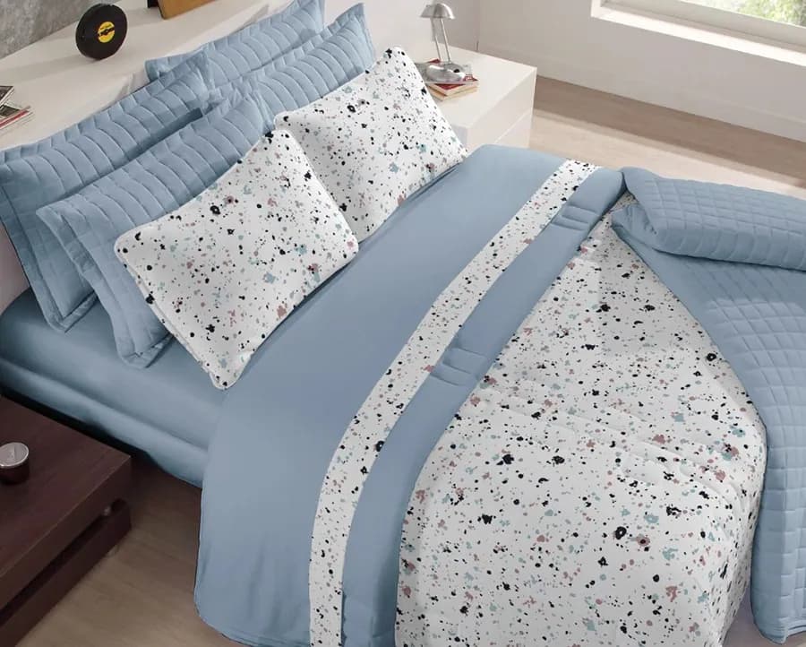 Jogo de Cama Malha Tecebem Lyon Queen