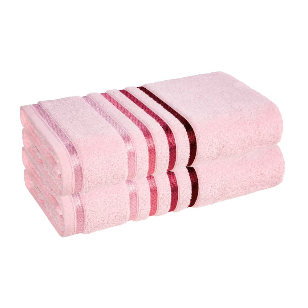 Kit Com 2 Toalhas de Rosto Lumina Marshmallow Rosa - Karsten
