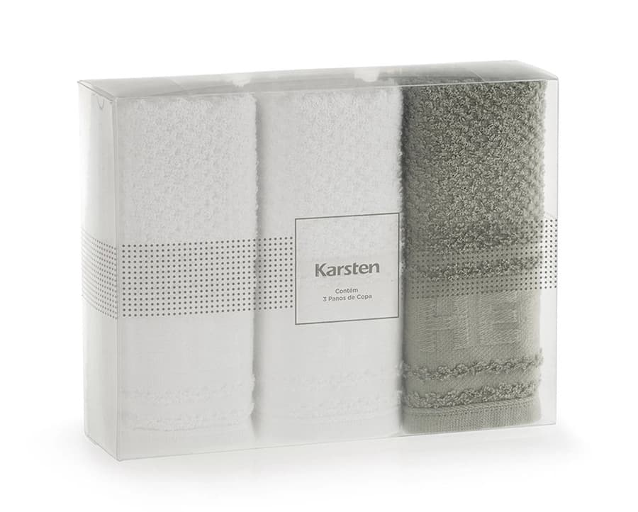Kit Pano de Copa Karsten Cuisine - 3 peças