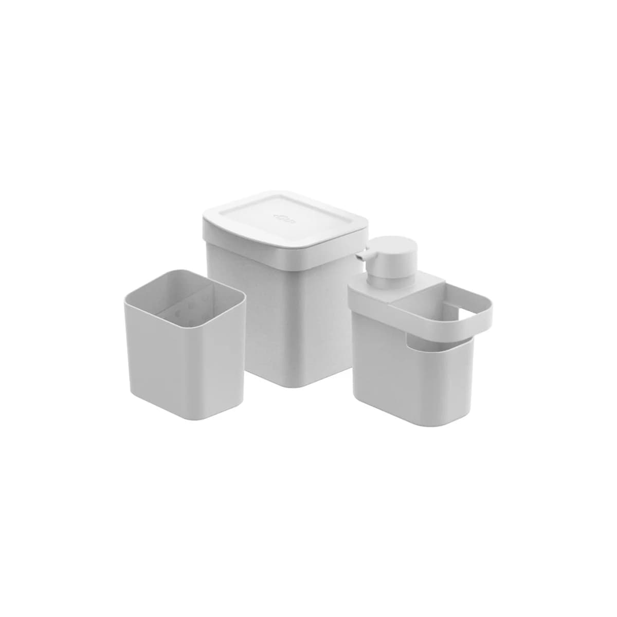 Kit Sobre a Pia Ou 3 Unidades Linha Trium — Branco
