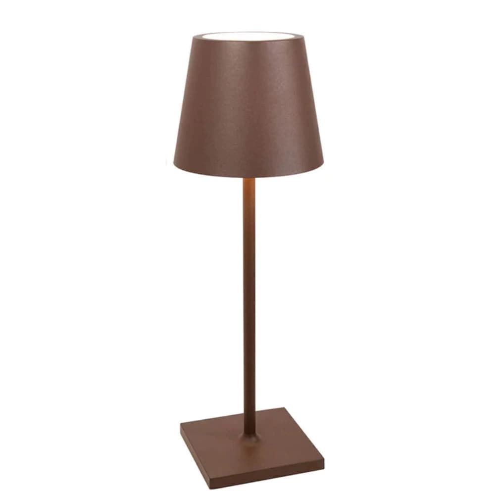 Luminária de Mesa Zafferano Poldina Desk Corten 50cm