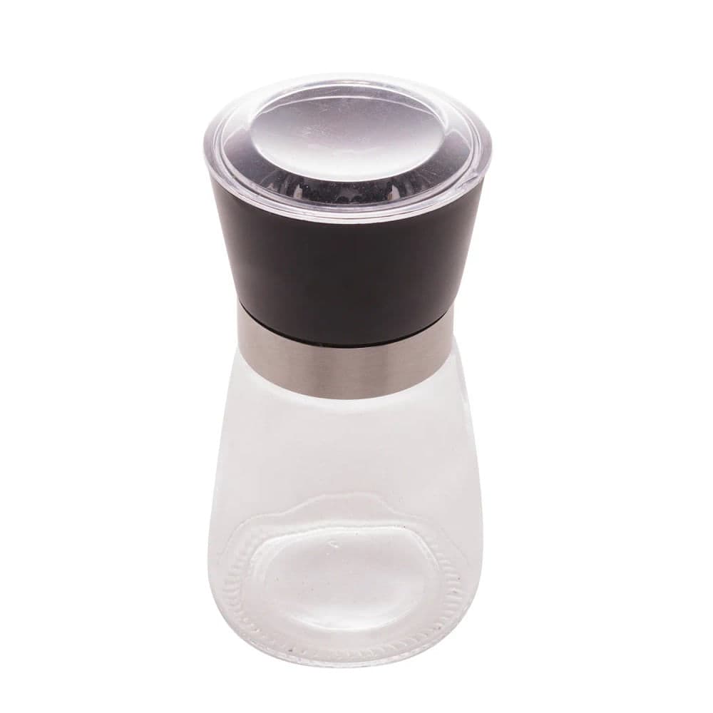 Moedor de Pimenta Temperos 170mL com Tampa Preta - Lyor