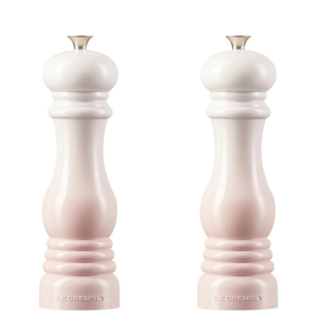 Moedor de Sal e Pimenta Le Creuset Shell Pink Rosa 21CM 2PÇS