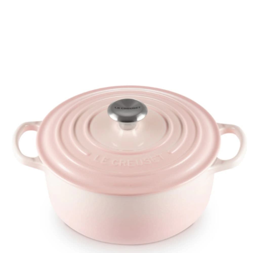 Panela de Ferro Le Creuset Signature Shell Pink 22cm