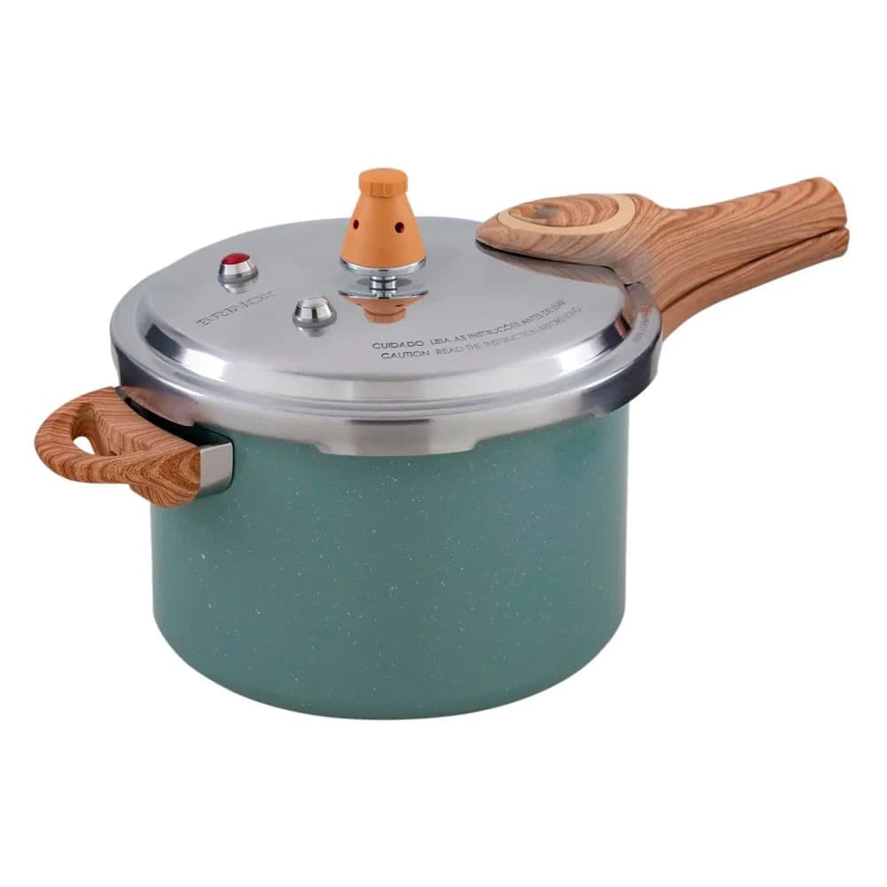 Panela de Pressão Ceramic Life Super 4,2l Pressure Verde - Brinox