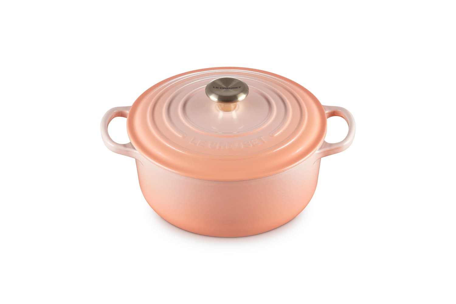 Panela Redonda Signature Le Creuset Pêche 20 cm