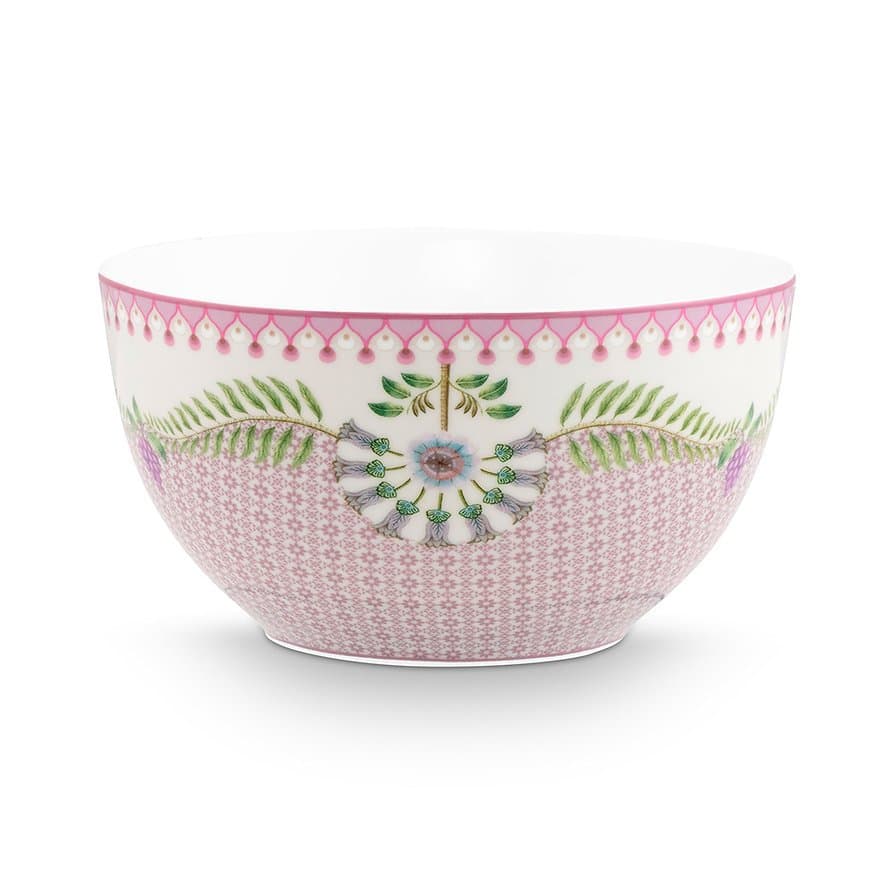 Tigela de Porcelana Lily & Lotus Pip Studio Lilás 15 cm