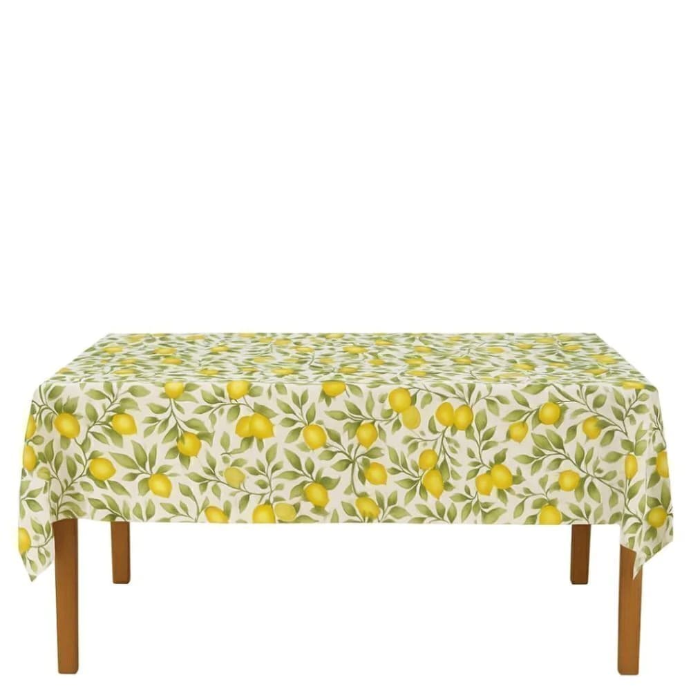 Toalha de Mesa Impermeável Auguri Casa Limone 160x400cm