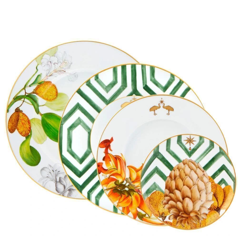 Aparelho de Jantar de Porcelana Vista Alegre Amazônia 24pçs