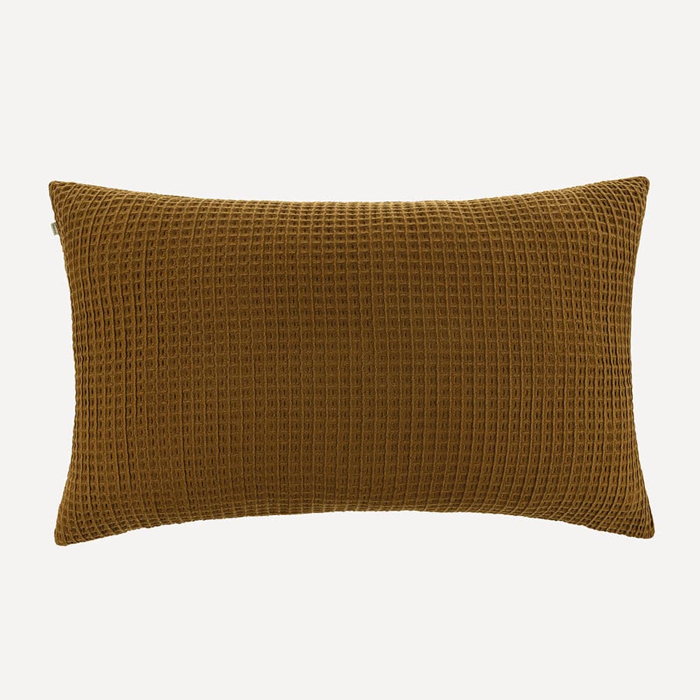 Capa de Almofada Retangular 100% Algodão Denver Ocre