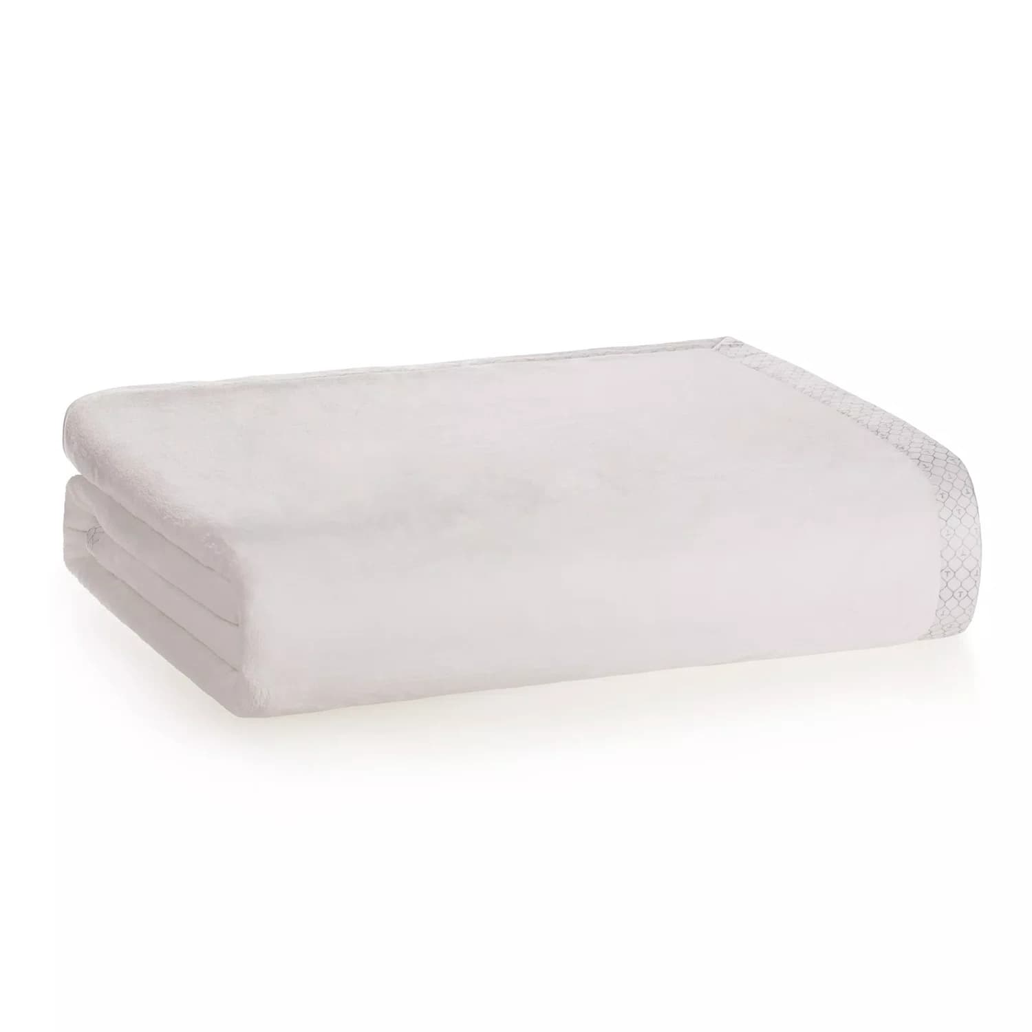 Cobertor Queen Piemontesi Trussardi Branco 2,40 x 2,60 m