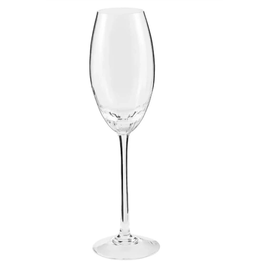 Conjunto de Taça de Cristal Ondulado para Champagne Strauss 230ml 2pçs