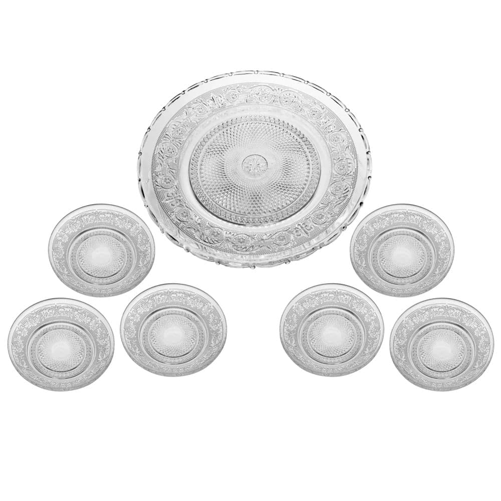 Conjunto Prato de Servir com Prato De Sobremesa 7 Peças - Lyor