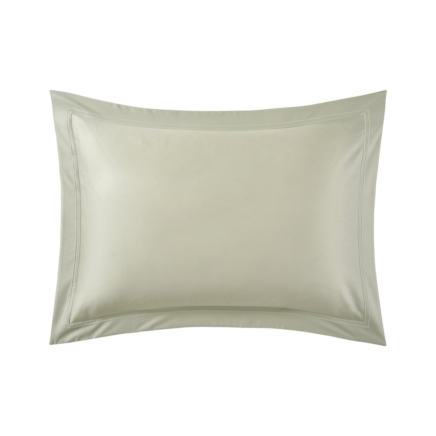 Fronha Triomphe 300 Fios Algodão Orgânico Yves Delorme Verde Sauge 50x75cm