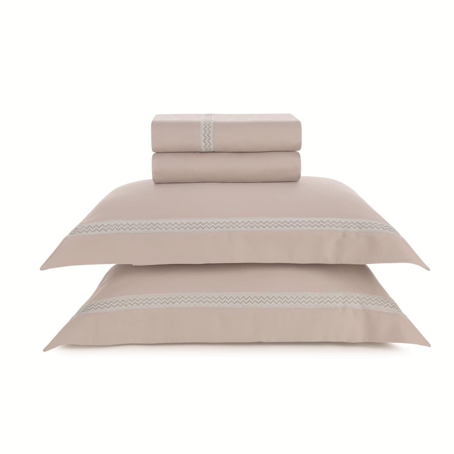 Jogo Cama Queen Morelli 300 Fios Trussardi Rose e Rose 240cm x 280cm