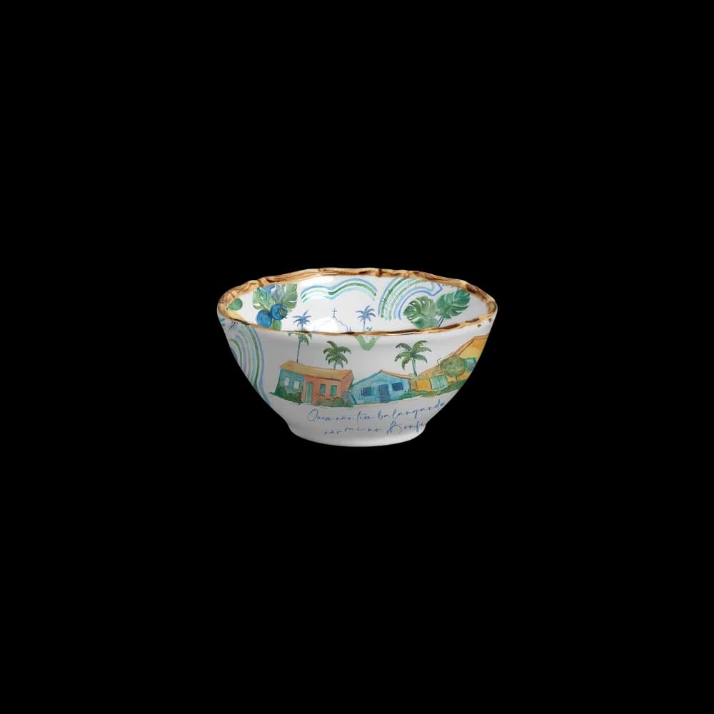 Jogo de 06 Bowls Para Cereal Brisas Da Bahia Maison Blanche 550 ml
