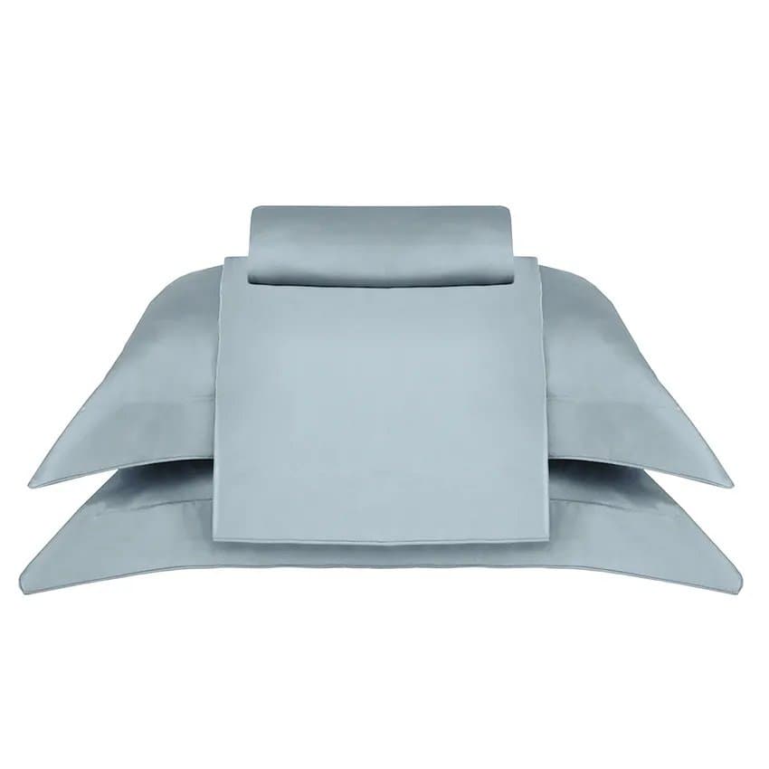 Jogo De Cama Super King Basquiat 400 Fios Buddemeyer Luxus Azul Balsamo 2,80 x 2,80 m