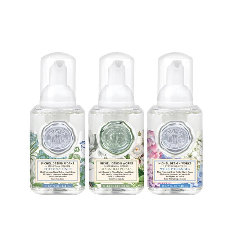 Kit 3 Mini Sabonetes Líquidos Cotton & Linen, Magnolia Petals E Wild Hydrangea