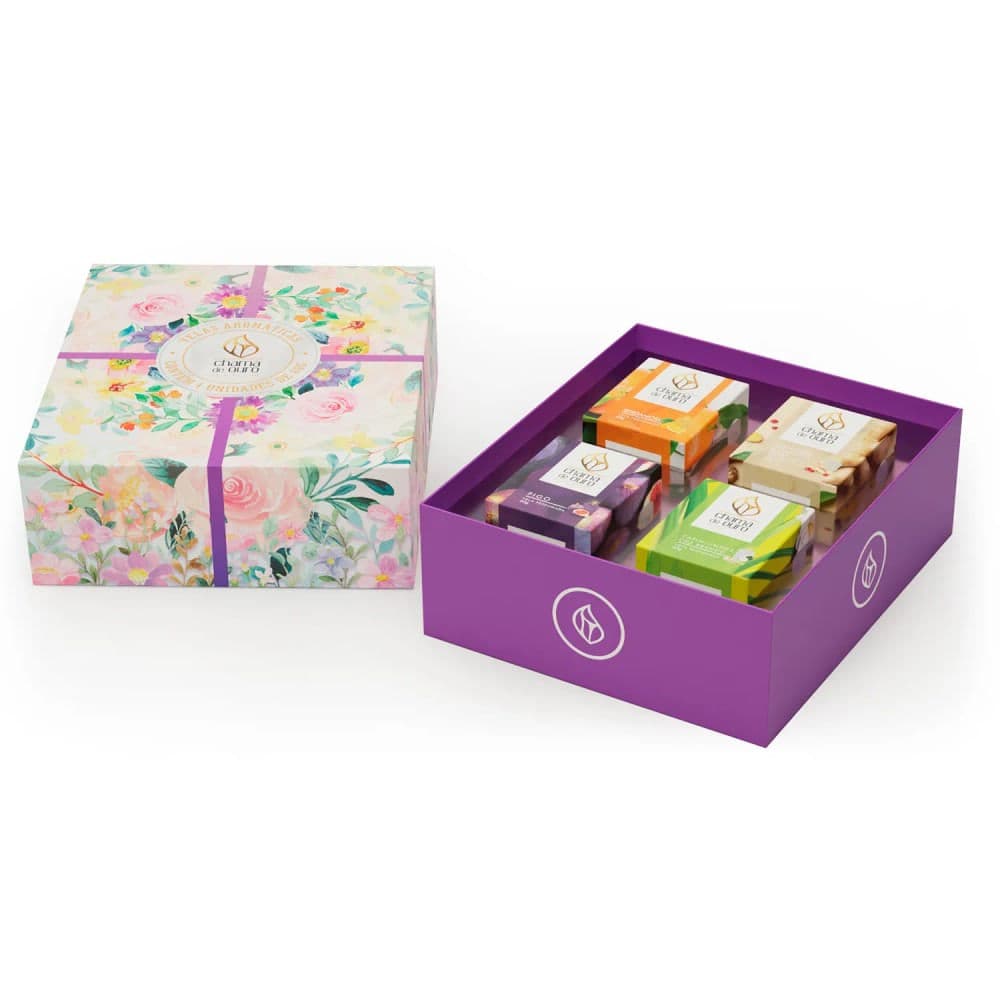 Kit de Vela Perfumada 60g 4 Peças - Chama De Ouro