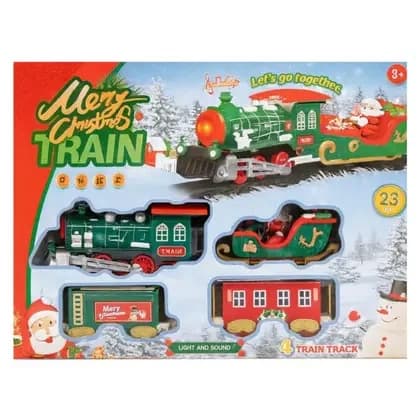 Kit Trem de Natal com Led Som e Movimento 22pçs - Cromus