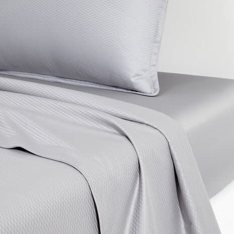 Lençol de Cima Loft Queen 300 Fios Hugo Boss Home Cinza 2,40x3,00m