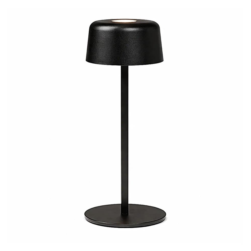 Luminária de Mesa Preta Portátil - Zafferano