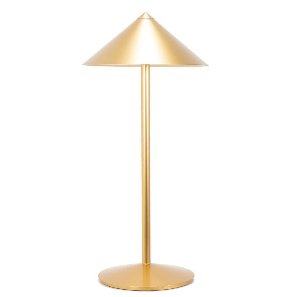 Luminária de Mesa Zafferano Pina L Desk Dourada 55cm