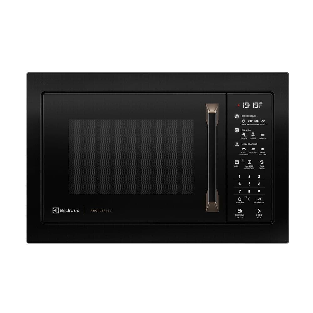 Micro-ondas de Embutir Electrolux 34L Preto com Grill Pro Series (MV43T)