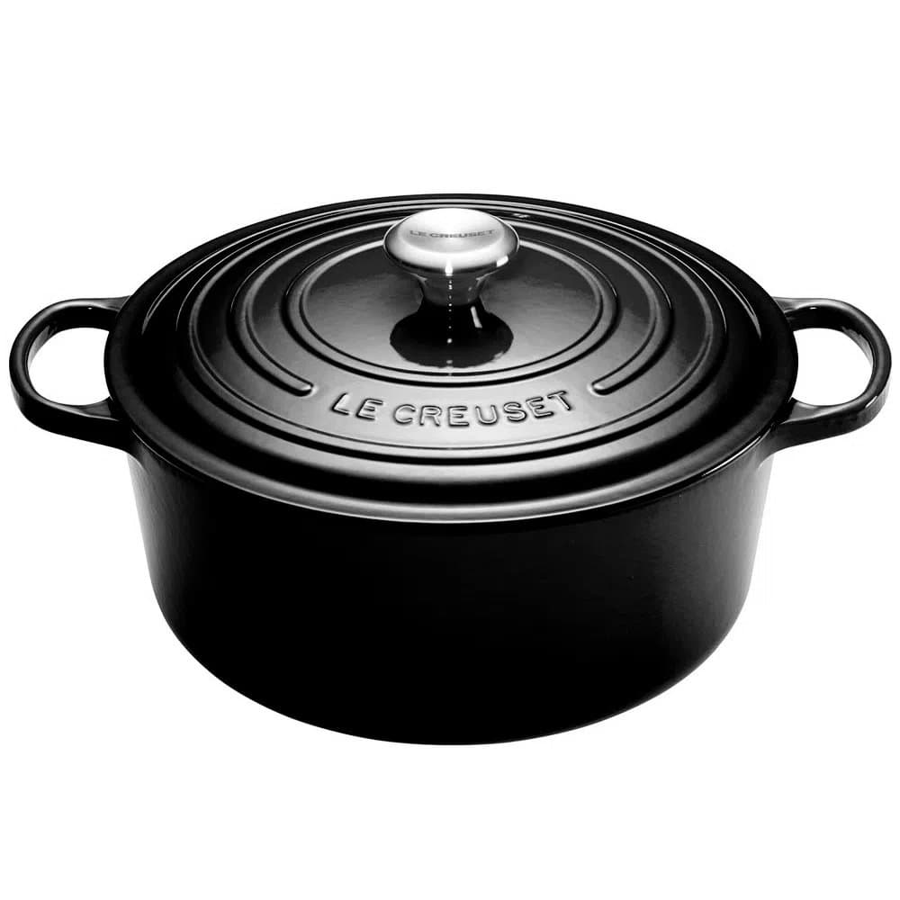 Panela Redonda Le Creuset Signature Black Onix 26 cm