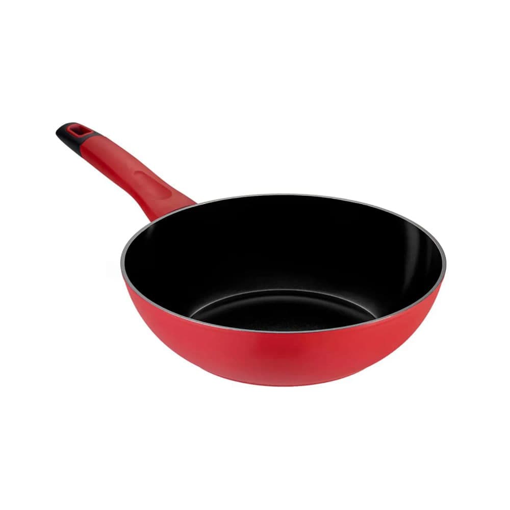 Panela Wok Everyday 28cm Vermelho - Oxford