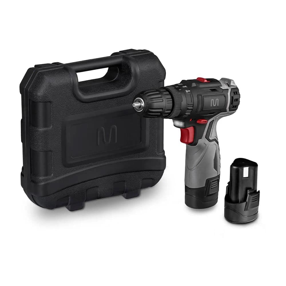 Parafusadeira e Furadeira com Impacto Bivolt 12v 2 Baterias - Multi