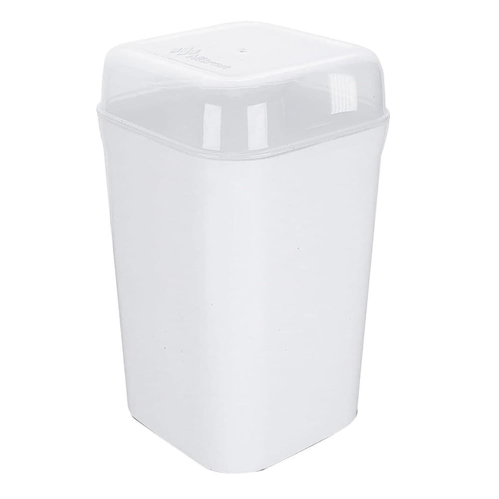 Porta Algodão e Cotonete Flat Branco - Nitron