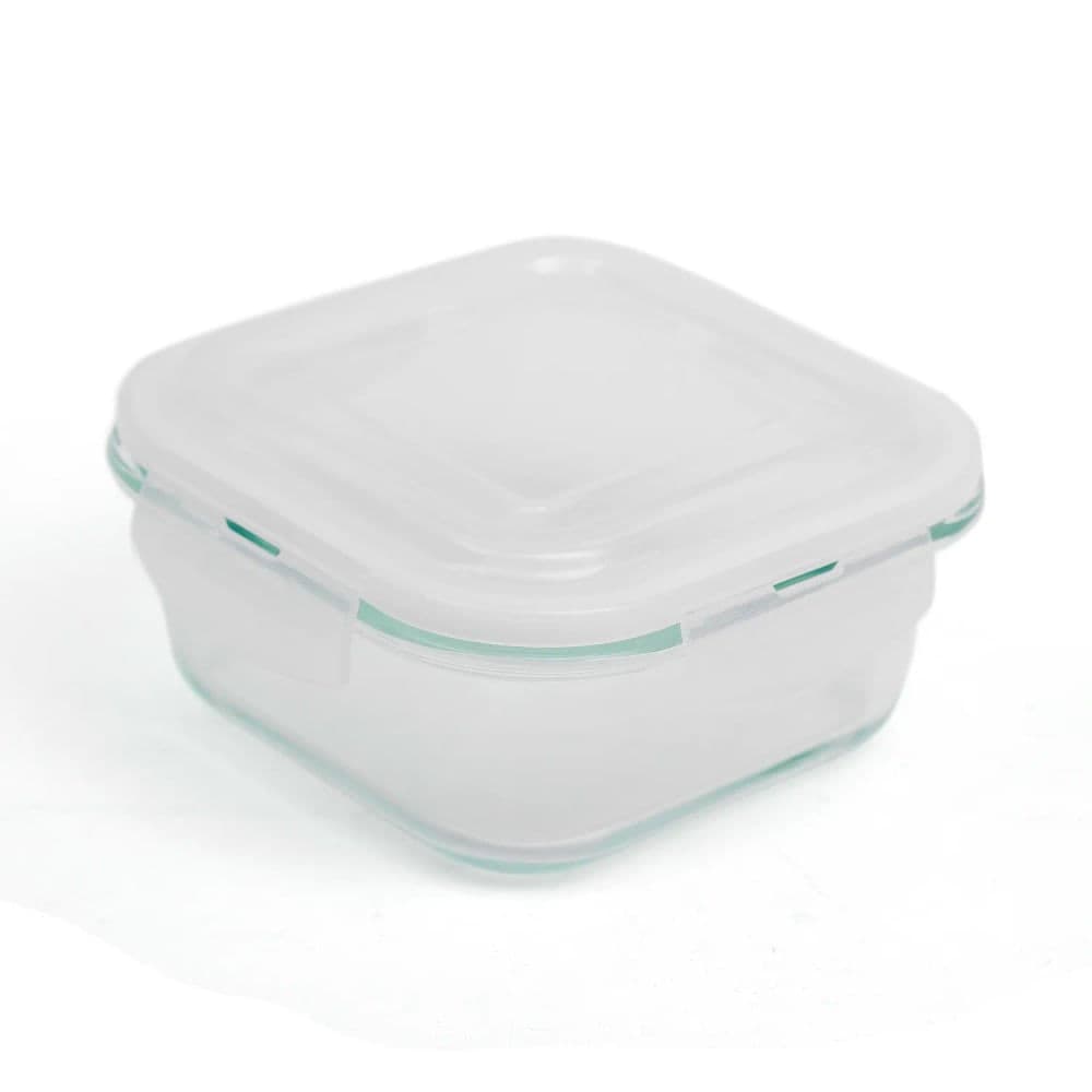 Pote Hermético Quadrado 800mL Transparente - Oikos