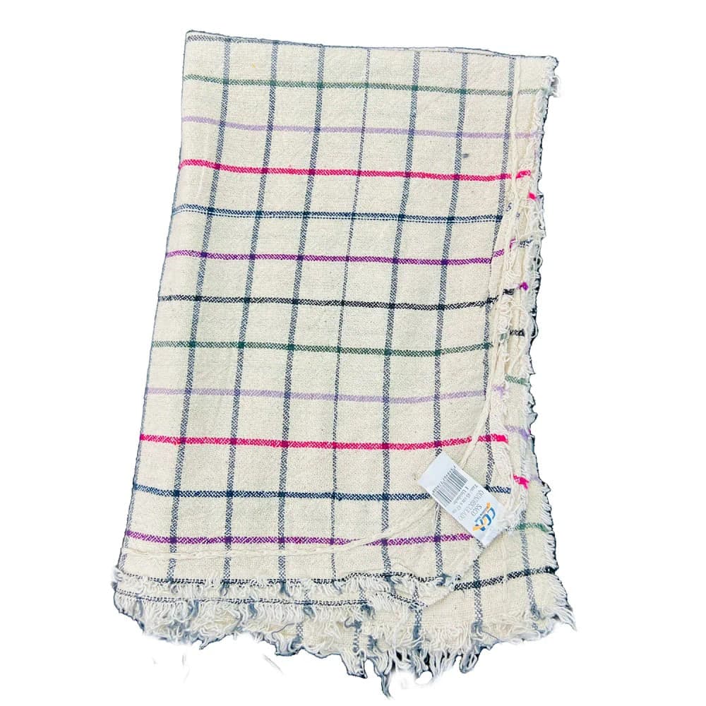 Saco Quadriculado 45x67cm Colorido - Cca Textil