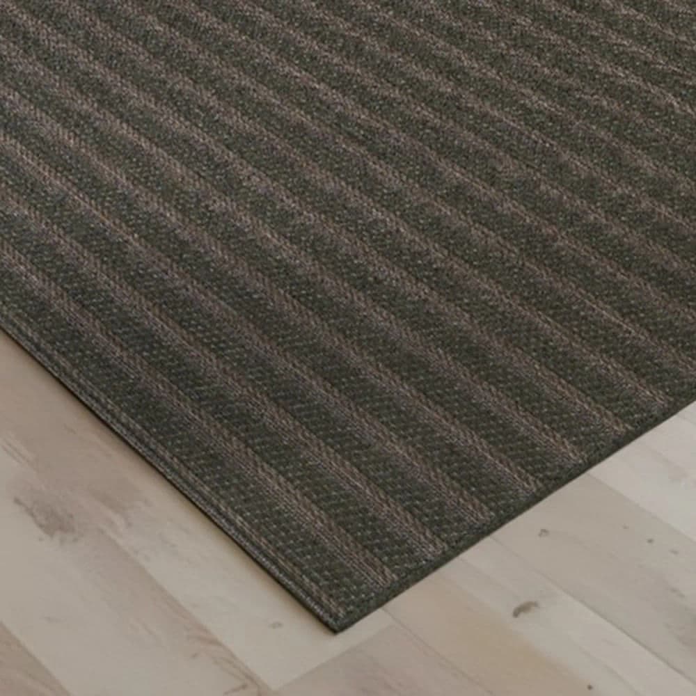 Tapete Riviere Nive 50x80cm Caramelo Verde - Têxtil J. Serrano