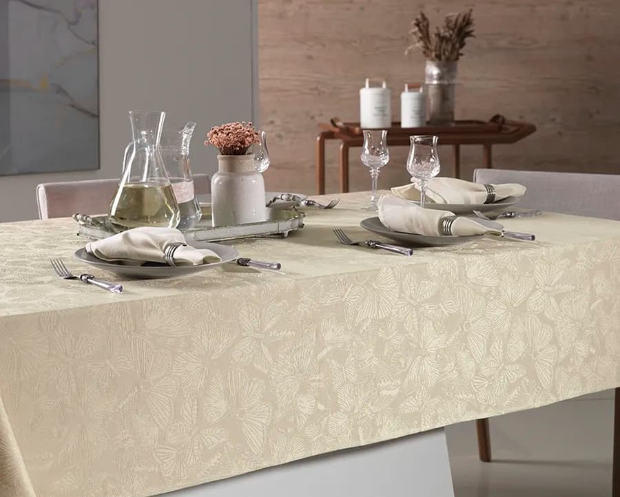 Toalha de Mesa Karsten Sempre Limpa Arbela - Retangular - 1.40x2.10m