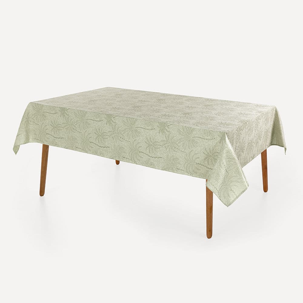 Toalha de Mesa Retangular 10 Lugares Bali Alecrim