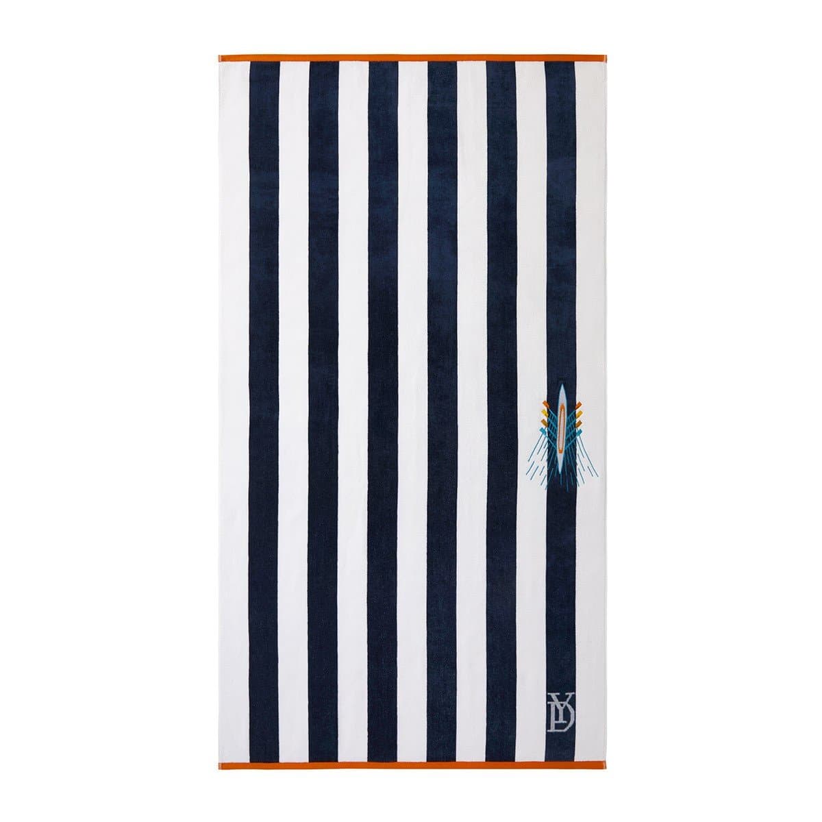 Toalha de Praia Tribord Yves Delorme Paris 90 x 160 cm