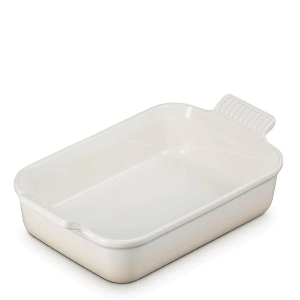 Travessa Refratária de Cerâmica Le Creuset Heritage Meringue 19x15x8CM